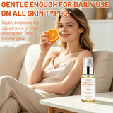 Facial Serum | Vitamin C & Collagen Infused Daily Skin Care Serum, Hydrating & Gentle Exfoliating Facial Treatment for All Skin