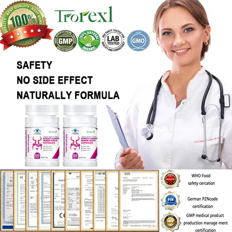 Natural Cassia Seed & Coix seed Pills, Detox Slim, Metabolism Booster, Burn Fat, 100% Herbal, Vegan & NO SIDE EFFECT