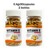 Vitamin E Deep Moisturizing Capsule Essence, Hydrates and Smooths Skin, Contains Plant-Based Squalane, Vitamin C, Deep Hydration and Skin Brightening Essence (0.4Gx30 Capsules)/Bag-1 Bag