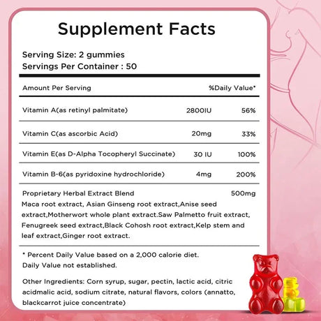 BBL Gummies for Bigger Butt Growth - Shape Female Body, Tighten Buttocks, Prevent Sagging and Collapse, Increase Sexy Buttocks