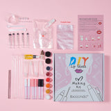DIY Lip Gloss Making Kit Moisturizing Lip Gloss Base Diy Raw Material Tool Kit Shiny Glitter Lip Tints Glaze Handmade Cosmetic
