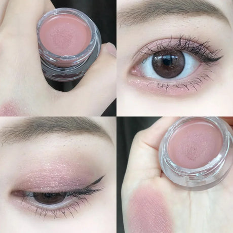 Matte Purple Peach Pink Eyeshadow Cream Blush Face Contour Waterproof Lasting Concealer Nude Brown Eyeshadow Primer Base Makeup