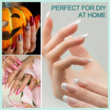 Nailpop 120pcs/box Gel X Nail Tips Medium Short Shape Almond/Square/Soft Gel Nail Tips False Nails Soak Off Easy Nail Extensions