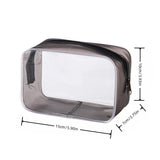 Clear Cosmetic Bag, Transparent Makeup Organizer Pouch for Toiletries, Portable Travel & Gift Storage ﻿