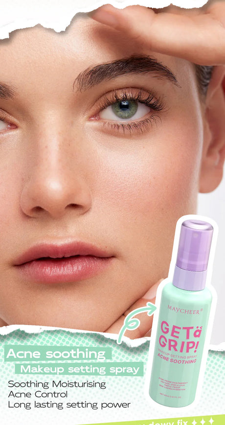 MAYCHEER Setting Spray Soft-focus Mist Matte Waterlight Oil Control Non-Smudging Non-Tight Waterproof 24H Long-lasting Cosmetics