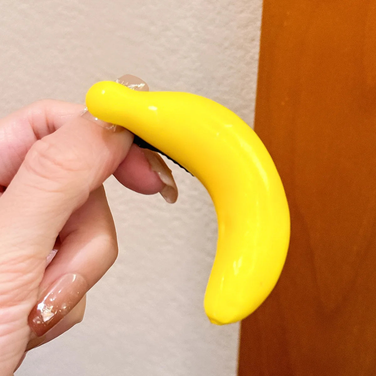 1 Fun Fruit and Vegetable Shaped Duckbill Clip Cute Simulation Fruit Hair Clip Side Clip Women's Broken Hair Clip