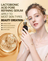 Pore Shrink Face Serum Remove Blackheads Acne Acidity Oil Control Repair Essence Moisturizing Nourish Pores Firming Facial Care