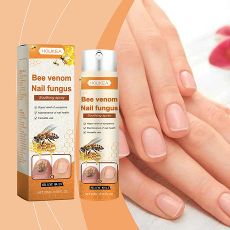 Bee Venom Nail Fungus Repair Spray Gray Nail Treatment Onychomycosis Paronychia Removal Relieve Foot Odor Hand Foot Nail Care