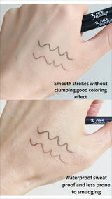 1/12Pc Waterproof Black Brown Eyeliner Pencils-Smudge-Proof Long-Lasting Beginner-Friendly Smooth High Pigmented Punk Eye Makeup
