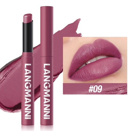 12 Colors Nude Matte Lipstick Waterproof Lip Sticks Not Fading Sexy Red Velvet for Women Make Up Long Lasting Lip Cosmetics