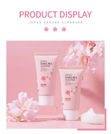Laikou Sakura Facial Cleanser Deep Cleansing Pores Oil Control Moisturizing Brightening Face Wash Gentle For All Skin Types 50g