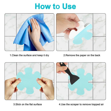 Safety Strips Non Slip Bath Tub Shower Stickers Bathroom Anti Slip Tapes Prevent Slipping Grips for Pool Floor Stairs Ladders