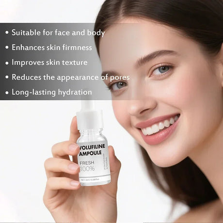 Volufiline Centella Asiatica Serum 10ml Gentle Soothing Moisturizing Facial Ampoule Essence Niacinamide Plumping Fast Absorbing