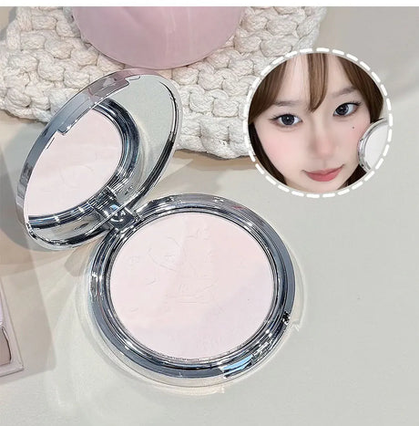 NICEKEY Pink Ballet Makeup Sets Include 4 Lip Mud,1 Blush,1 Pressed Powder,1 Eyes Palette,1 Contour Palette With Necklace Gift