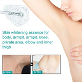 Skin Whitening Serum Private Parts Underarm Bleaching Serum Whiten Butt Knee Brighten Inner Thigh Arm Body Remove Dark Melanin