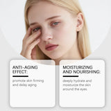 Instant Eye Care Cream With Brush Lasting Moisturizing Firming Smoothing Fine Lines Anti-Aging Eye Bag Removal Skin Care
