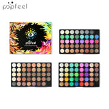 POPFEEL 120-Color 3-in-1 Eyeshadow Palette - Professional Multi-Color Eyeshadow Collection with Matte and Shimmer Shades.