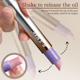 RSNAIL 3-in-1 Cuticle Oil Pen with Ceramic Nail Pusher for Hangnails Dry & Damaged Nails -Nail Care Pen for Repair & Nourishment