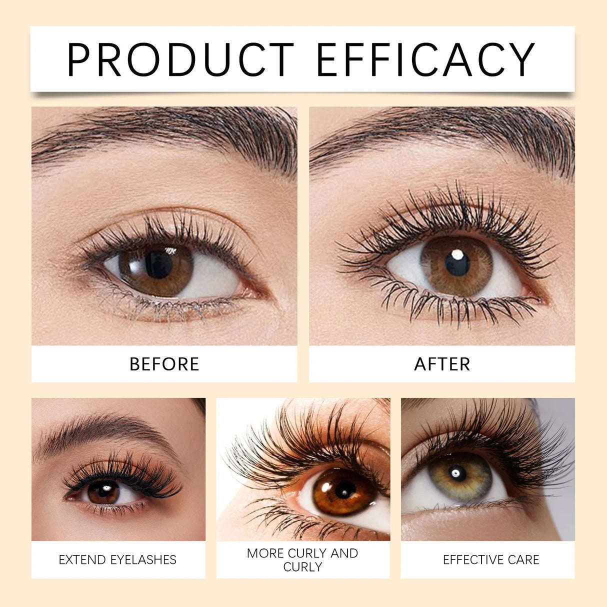 Fast Eyelash Growth Serum 7 Day Natural Eyelash Eyebrow Enhancer Longer Fuller Thicker Lashes Treatment Products Eye Care Makeup