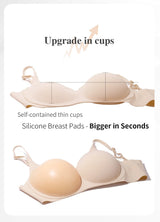 LERVANLA Silicone Breasts Pads Forms Pads Chest Women's Fake Boobs Enhancement Magnify Underwear 2-in-1Breast Becomes Big