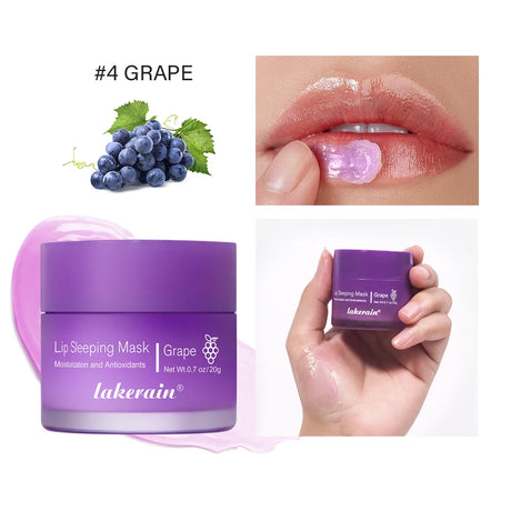 Hydrating Glowing Lip Balm Overnight Lip Mask Moisturizing Repair Cracked Lips Soften Fine Lines Mild Exfoliating Clear Dead Ski