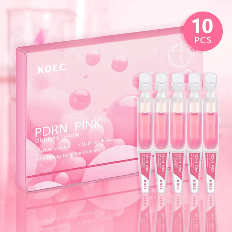 10pcs/Box PDRN Serum Moisturizing Repairs Brightens Reduces Sagging Skin Care Essence Benefits Anti Aging Facial Treatment