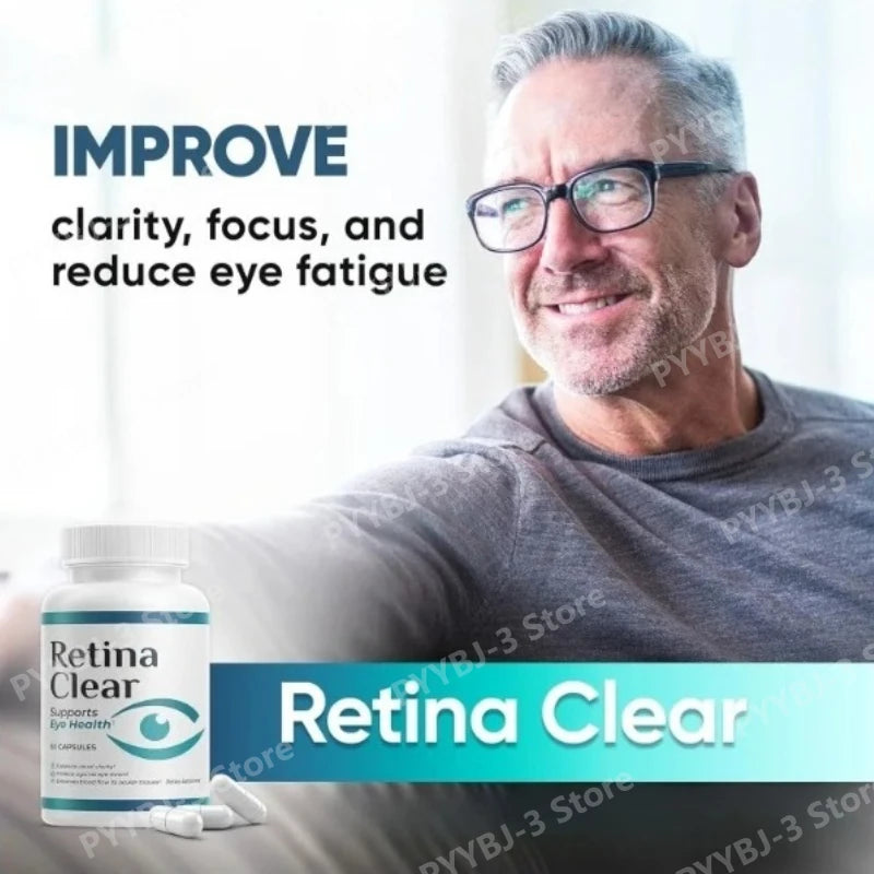 60 Count Eye Protection Capsules Supports Visual Clarity and Relief Eye Fatigue Supplement Contain Lutein,multivitamin & Zinc