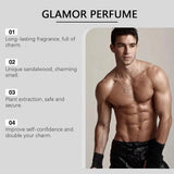 Portable Men's Body Fragrance Spray,Long Lasting Enhance Attractiveness & Confidence Dating Fragrance Body Spray, Rich Layered