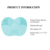 Silicone Brush Cleaner Cosmetic Make Up Washing Brush Gel Cleaning Mat Foundation Makeup Brush Cleaner Pad Scrubbe Board