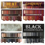 12 Color Matte Eyeshadow Plate Eye Makeup Waterproof Durable Sequins Metal Earth Color Natural Eye Shadow Makeup