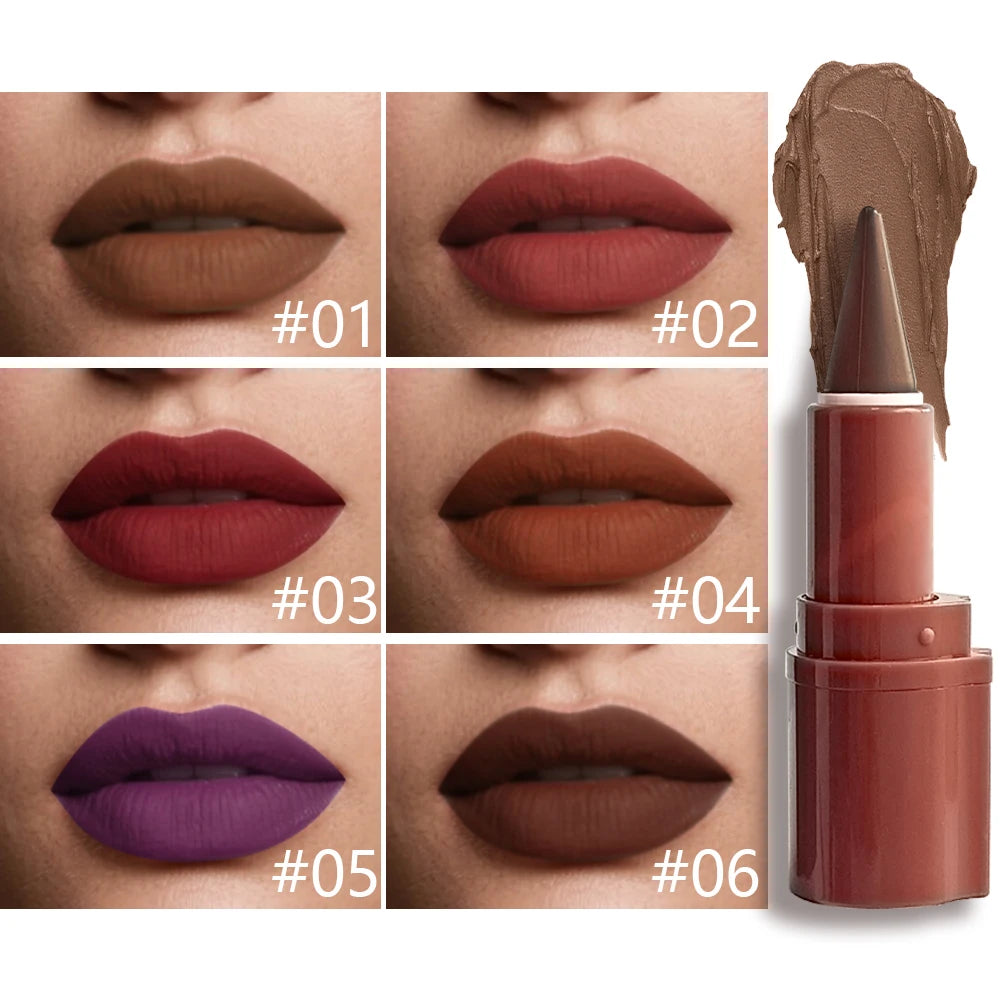 JUJU Dream Matte Velvet Gradient Lip Liner - Smooth Application For Elegant Lips, Long-Lasting Lip Pencil, Lip Lipstick Makeup