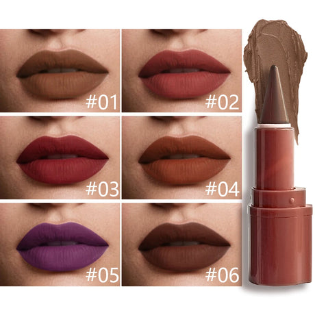 JUJU Dream Matte Velvet Gradient Lip Liner - Smooth Application For Elegant Lips, Long-Lasting Lip Pencil, Lip Lipstick Makeup