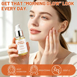 Facial Serum | Vitamin C & Collagen Infused Daily Skin Care Serum, Hydrating & Gentle Exfoliating Facial Treatment for All Skin