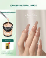 Nailpop Milky Smooth Builder Gel 30/100g for Nail Extension Long Lasting Quick Building UV Gel Soak Off Nail Art Design DIY