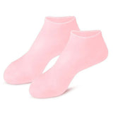 1Pair Silicone Moisturizing Socks Anti Cracking Silicone Exfoliating Socks Anti-Slip Foot Care Tools