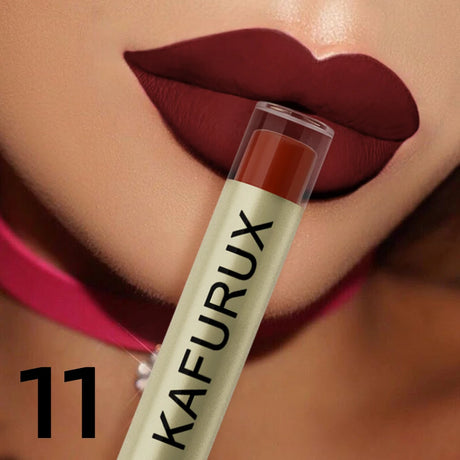 20 Colors Dark Brown Nude Liquid Lipsticks Waterproof Velvet Matte Lip Gloss Long Lasting Lip Glaze Beauty Red Lip Tint Makeup