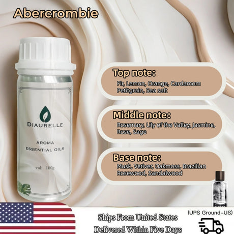 DIAURELLE 100mL Aroma Diffuser Essential Oils 8-Times Concentrated Essence Perfume Flavoring Home Fragrance Air Freshener