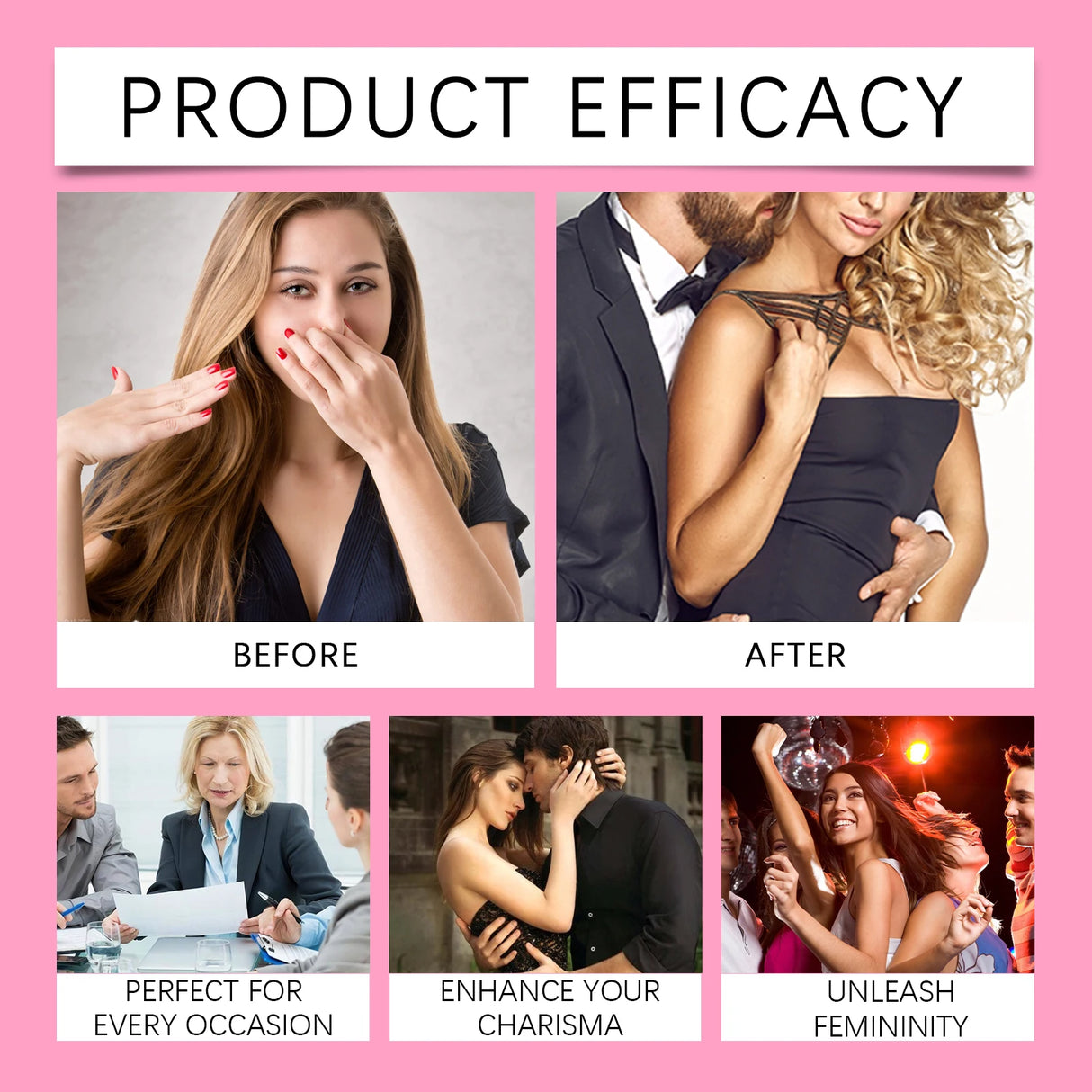 Women Pheromone Roll-On Perfume Long Lasting Cologne Fragrance Flirty Scent Natural Fresh Enchanting Attractive Aroma