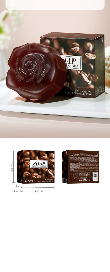 100g Coffee Handmade Soap Cleansing The Body Hand Wash Soap   Essential Oil Moisturizing Product Body Care Dry Skin Prevent Dry