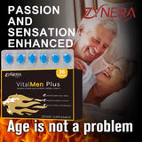 ZYNERA Natural Ashwagandha Man Power Tablets Male Enhancing Supplement Support Energy Strength Stamina Performance Ginseng Pills