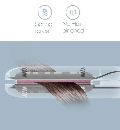 3-in-1 Curling Iron Hair Styler Clips Flat Crimper Professional Styler Styling Tools Waver Brush Waver Straightener Hair Curler