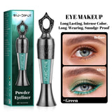 Black Eye Liner Powder Eyeliner Makeup Long-Lasting Eyeliner Waterproof Eyeliner Powder Easy to Wear Smooth Eye Makeup Tools