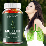 Mullein Gummies - Supports Clear Lungs & Respiratory Health, Natural Detoxification, Enhanced Immune Function