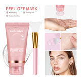 Collagen Overnight Wrapping Peel Off Facial Mask Set Korean Collagen Night Wrapping Mask Deeply Hydrates Night Care Mask Cream