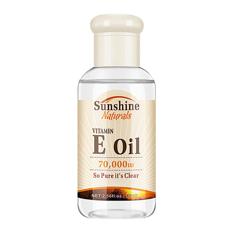 75ml Vitamin E Oil Face Serum Oil Shrink Pores Anti Wrinkle Aging Freckle Anti-wrinkle Lightens Dark Spots Repair Face Skin Care