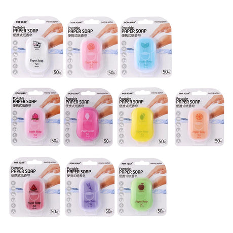 Ultimate Portable Paper Soap Sheets For Outdoor Travel， disposable hand washing travel soap