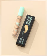 QIBEST 3D Full Coverage Concealer Long Lasting Liquid Concealer For Dark Circles Natural Finish Seamless Blend Under Eye Makeup