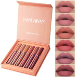 HANDAIYAN 1/6 PCS Lipstick Set Make-up for Women Non Stick Cup Waterproof Long Lasting Cosmetics Korean Makeup Matte Lipstick
