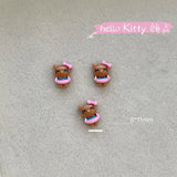 50Pcs/Pack Potdemiel cat Trendy Nail Charms - Cute Resin Cat Nail Art, Press-On Nail Decor for Kawaii Manicures