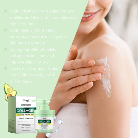 Collagen Body Cream Firming Fade Fine Lines Wrinkle Dark Spots Repairing Drying Body Brightening Moisturizing Cream Skin Care